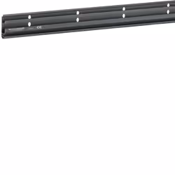 Hager SL200551, Noir, PVC, CE, 2000 mm, 55 mm
