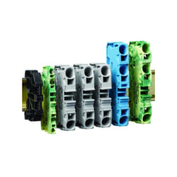 Witty pièce détachée - bornier alimentation 3P+N+PE pour borne witty XEV1Kxx Hager XEVS410