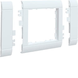 Hager GR0800A9016 Plaque de commutation et obturateur Blanc