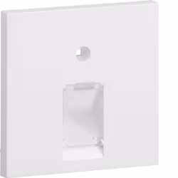 Hager GZUAE1A9016, Blanc, Acrylonitrile-Butadiène-Styrène (ABS), conventionnel, Hager, 55 mm, 55 mm
