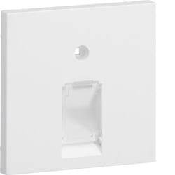 Hager GZUAE1A9016 Plaque de commutation et obturateur Blanc