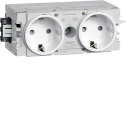 Hager GS20009016 prise de courant Blanc