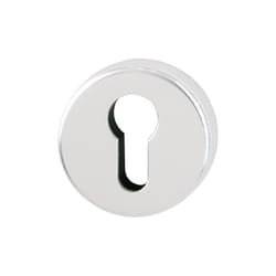 Paire de rosaces de clé 42KVS alu.F1 patte 9mm pz rd - 817306 - Hoppe