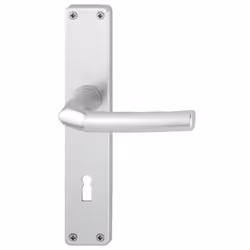 Matériel de porte, série Birmingham 1117/202SP Hoppe-aluminium porte-Long montage de la plaque intérieure (poignée de porte s ...