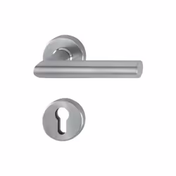 pour protection combinée Demi-garniture de poignée de porte à rosace en acier inoxydable avec rosace à clé pour portes extéri ...