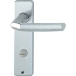 Garniture courte Birm.1117/202KP/AP Alu.F1 sk/ol carré - 2614225 - Hoppe