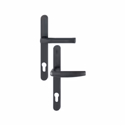 Description générale La garniture HOPPE en aluminium sur plaques étroites est conçue pour les portes-fenêtres. Elle est certi ...