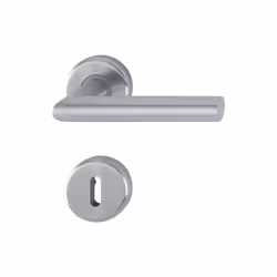 Garniture de rosace de porte intérieure Poignées de porte avec liaison par goupille profilée (carré de 8 mm) pour épaisseur d ...