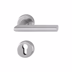 Garniture de rosace de porte intérieure Poignées de porte avec liaison par goupille profilée (carré de 8 mm) pour épaisseur d ...