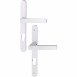 Ensemble poignées pour portes-fenêtres Hamburg plaque étroite - HOPPE - 12003XX - - Produit expédié depuis notre plateforme s ...