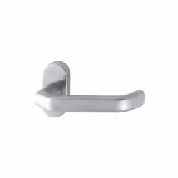 Demi-garniture de poignée de porte à rosace en acier inoxydable HOPPE sans rosace à clé pour portes profilées : testée selon  ...