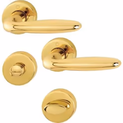 Garniture de rosace de porte intérieure : testée selon DIN EN 1906 (catégorie d'utilisation classe 3) Poignées de porte avec ...