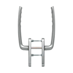 Ensemble pour coulissant levant New York double int./ext. à cylindre Hoppe p.75/80 aspect inox F9 C10x128 - 11640169