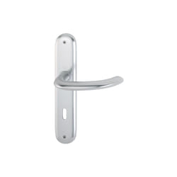 Hoppe - Garniture à plaque longue Mar.1138/273P Alu.F1 ob 72mm din g/d - 2784718