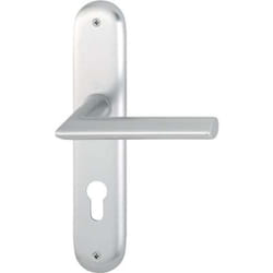 Hoppe - Garniture à plaque longue Stock.1140/273P Alu.F1 pz 72mm din g/d - 2785850