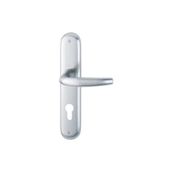 Hoppe - Garniture à plaque longue Atlanta 1530/273P Alu.F1 pz 72mm din g/d - 2791598