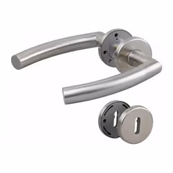 Description générale Les béquilles en inox 304 sur rosace sont conçues pour des portes d'une épaisseur de 35 à 45 mm, avec un ...