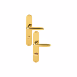 Garniture de porte intérieure à plaque longue : testée selon DIN EN 1906 (catégorie d'utilisation classe 3) Poignées de porte ...