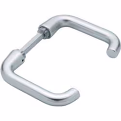 avec connexion par goupille rapide tige carrée 8 mm béquille préparée pour épaisseur de porte 37 47 mm également utilisable p ...