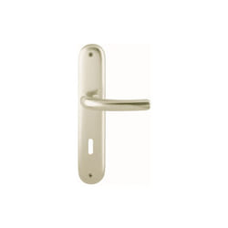 Hoppe - Garniture à plaque longue Tôkyô 1710/273P Alu.F2 ob 72mm din g/d - 2804969