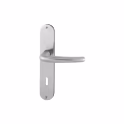 Garniture de porte intérieure à plaque longue : testée selon DIN EN 1906 (catégorie d'utilisation classe 3) Poignées de porte ...