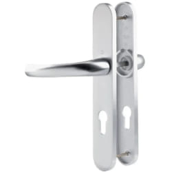 Ensemble de porte sur plaque Tokyo HOPPE 1710/300M Argent - Clé i - 2834771