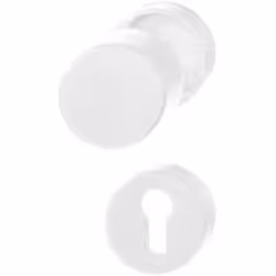 Matériel de porte, Baden série K58 / 15 / 15S / 138L Hoppe-raccord en matière plastique rosette intérieure de porte (poignée  ...