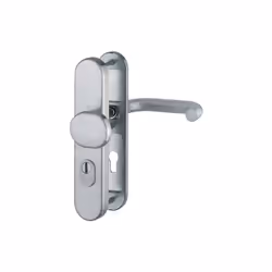 pour les portes extérieures testé selon les normes DIN 18257 et DIN 18273 bouton coudé à l'extérieur poignée de porte fixe/ro ...