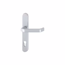 Profil poignée de porte ensemble, série Liverpool 1313G / 3357N Hoppe-aluminium profilé porte-Long raccord en forme de plaque ...