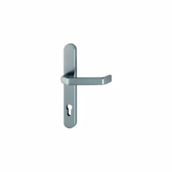Profil poignée de porte ensemble, série Liverpool 1313G / 3357N Hoppe-aluminium profilé porte-Long raccord en forme de plaque ...