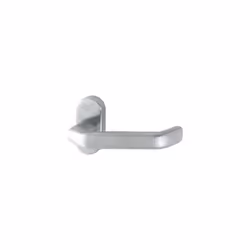 Poignée de porte sur la poignée de rosette 1313G / 55 Série Liverpool Rosettes Hoppe-aluminium poignée de porte demi-réglée s ...