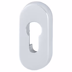 escutcheon E55S Rosace en acier inoxydable HOPPE pour les portes de profil, de zinc moulé sous pression sous-structure, caché ...