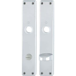 Paire de plaques longues 202SP F1/ naturf.F1 sk/ol 78mm - 6272132 - Hoppe