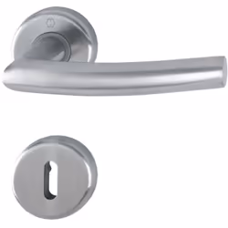 Pour porte intérieure d'épaisseur 38 à 42 mm. Garniture monobloc, ressorts de rappel à double sens, bagues de guidage sans en ...