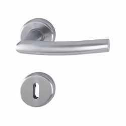 garniture hoppe en inox sur rosaces alta garniture monobloc ressort de rappel