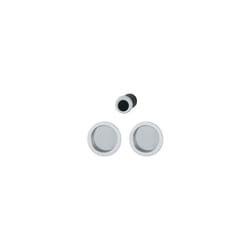 Hoppe - Set pour porte coulissante F94 chromé satiné aveugle 3947849