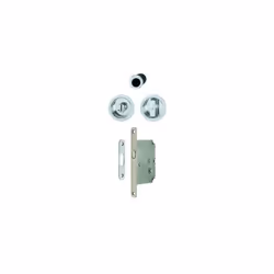 Set design rond en alu pour porte coulissante avec pastille de décondamnation/olive de condamnationDimensions du coffre : 100 ...