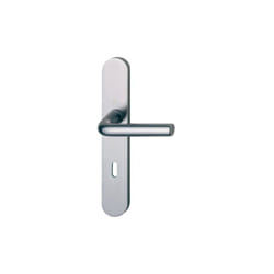 Hoppe - Ensemble sur plaque fondue Arles 197L/300M Argent F1 - Clé l - 596195
