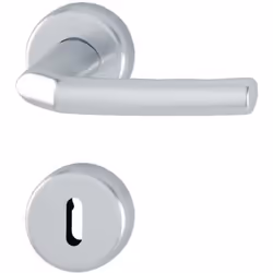 Garniture de rosace de porte intérieure Sous-construction en plastique avec ergots de support assemblage par goupilles profil ...