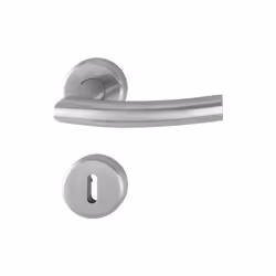 Garniture à rosette et béquille pour portes de chambre avec vissage continu invisible Sous-construction en plastique avec erg ...