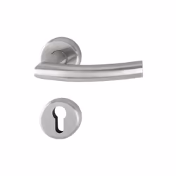 Garniture à rosette et béquille pour portes de chambre avec vissage continu invisible Sous-construction en plastique avec erg ...