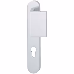 Ensemble de porte palière plaque étroite aileron Atlanta HOPPE 554/3346/1530 Blanc 9010 - Clé i - Entr.8/92 67/72 - C.8 - 309 ...