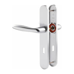 Hoppe - Poignée de porte intérieure - Verona Et Cie - Gris argent - Clé l - 195 mm