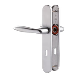 Poignée de porte intérieure - Verona Hoppe Et Cie - Gris - Clé l - 195 mm