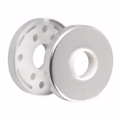 Diamètre de la rosace : 53 mm Livré avec vis