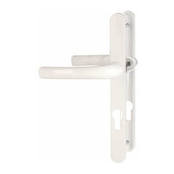 Poignée de porte fenêtre - Tokyo Hoppe Et Cie - Blanc - Clé i - 195 mm - Carré de 8 mm - Épaisseur de porte : 58 à 67 mm