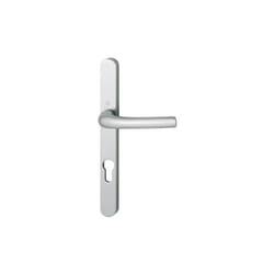 Hoppe - Ensemble de porte plaque étroite Tokyo Clé i - Beige sable 1015 - 1710RH/300LMSGL - ép.58/62 - 1777778