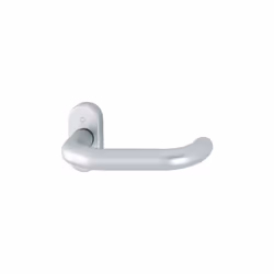Poignée de porte sur la poignée de rosette 138GF / 55, Parisserie Rosettes Hoppe-aluminium poignée de porte demi-réglée sans  ...