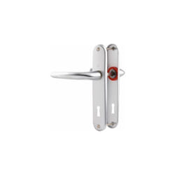 Hoppe - Poignée de porte intérieure - San diego Et Cie - Gris argent - Clé l - 165 mm