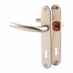 Idéale pour les portes de bureau, les portes de chambre, les portes de garage Poignée de porte clé L, poignée de porte sur pl ...